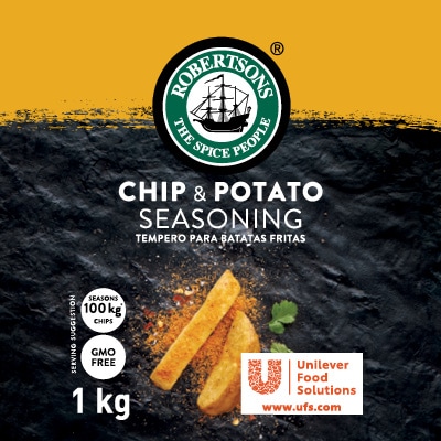 Robertsons Chip & Potato Seasoning 1 Kg - Here’s a seasoning that gives you delicious, golden chips every day.